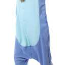 Stitch Cosplay Costumes Cartoon Sleepsuit Teens Lounge Wear Unisex Adult Onesie Pajamas (3X-Large, Blue)