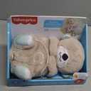 FISHER-PRICE BABY Toy Soothe 'n Snuggle Otter Portable Plush Sound Machine with Music Lights & Breathing Motion for Newborns 0+ Months