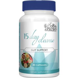 Mila Miamor 15 Day Cleanse - Gut and Colon Support - Advanced Gut Cleanse Detox for Women & Men with Senna, Cascara Sagrada & Psyllium Husk - Non-GMO - Made in USA - 30 Capsules