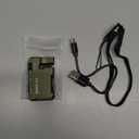 WUBEN G5 Rechargeable EDC Flashlight, Powerful RGB Flashights, 400 Lumens Portable Flat Mini Flashlights, Waterproof Multi-Mode Magnetic Small Keychain Flashlight for Camping, Emergency (Green)