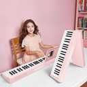 Portable Piano Keyboard Foldable: Portable Keyboard Piano 88 keys Semi-Weighted keyboard with MIDI Bluetooth TERENCE Electric Folding Piano Kit for Adult