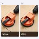 Floor Gap Fixer Tool, Heavy Duty Floor Gap Fixer, Suction Cup Flooring Tool, Quick Lock & Release Repair Tool for Vinyl, Wood, Laminate Floors