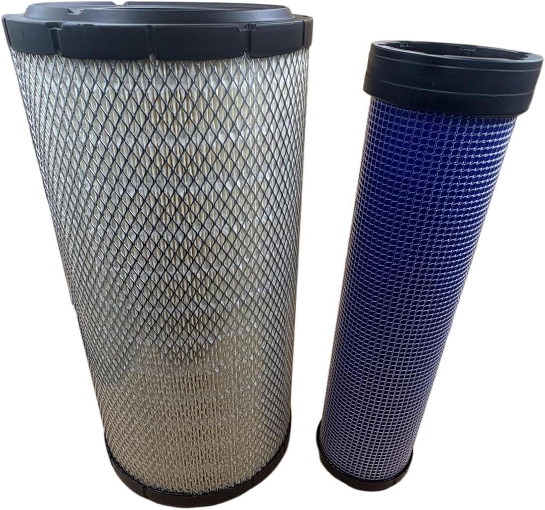 Engine Air Filter 1527217 1527219 Compatible With CAT 924G 924GZ 928G 930G LOADER & 315C 315D L 318C 319C 319D L 319D LN EXCAVATOR Replaces Fleetguard AF25492 AF25491,CAT 152-7217 152-7219