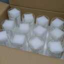 24-Pack Elegant Ribbed Glass Cylinder Vases Set for Weddings - 2 Sizes (6" & 4.7" Height) - Floating Candle Holders & Flower Centerpieces - Versatile Event Decor for Parties, Receptions & Home Decor