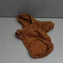 Idepet Dog Clothes Pet Dog Hoodies for Small Medium Dogs Chihuahua Clothes Warm Coat Jacket Autumn Puppy Outfits Dogs Clothing (M, Coffee)