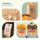 Culinware Kraft Paper Bags 2 Lb - Durable Brown Paper Bags for Snack, Sandwich, Pastries, Popcorn, Grocery and Party Favor Bulk Paper Bags 4.5 x 2.7 x 7.7 In - 500 Count