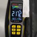 EMF Detector, MESTEK 5 in 1 EMF Meter Radiation Detector, Electric Field, Radio Frequency Field Temperature, Magnetic Field Strength Meter, Rechargeable EMF Reader Home EMF Detection and Ghost Hunting (Yellow)