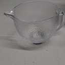 Glass Bowl Compatible With KitchenAid 4.5-5QT Tilt-Head Stand Mixers, Glass Mixing Bowl Replacement with Pour Spout for Kitchen Aid Mixer Accessory, Microwave & Freezer Friendly