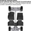 SMABEE Floor Mats for Kia K4 2025 2026 All Weather Floor Liners | 2026 K4 Accessories,All Weather Floor Liner,1st & 2nd Row,Heavy Duty,Car Mats,Easy to Clean,TPE,Black