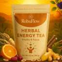 Robuflow, Herbal Energy Tea, Vitality & Focus, 30 tea bags, by Robutop (EXP 10/03/27)