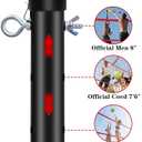 32FT Volleyball & Badminton Combo Set with Adjustable Height Poles System
