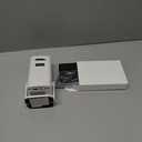 Mini Projector, Portable Projector 4K & Full HD 1080P Support, 270 Rotation Outdoor Projector, Movie Projector Compatible with Smartphone, TV Stick, Laptop, PS4, HDMI, USB (Ivory)