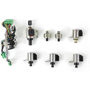 CVT Transmission Solenoid Kit JF011E RE0F10A Fits for Altima Rogue Sentra Caliber Transmission Solenoid Repalce OE 33446-JF011/203452A / 33435J Valve Body Solenoids Kit Replacement Parts