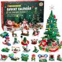 Christmas Tree Advent Calendar -24 Days of Surprises,Christmas Countdown Advent Calendar