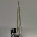 Yupjlia 2 Pack Toilet Handle Replacement Kit, Front Mount Toilet Flush Lever Replacement with Anti-Rust Metal Rod/Stainless Steel Flapper Chain, Tank Bowl Handle Trip Levers