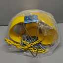 DECORLIFE Toddler Swing - High Back Full Seat for Ages 1-3, 330lb Capacity, Baby Infant Swing Outdoor with Safety Design, Plastic-Coated Chains, Carabiners for Backyard, Garden-Yellow