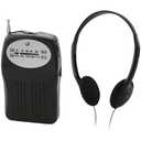 GPX Portable Compact Radio W/HDPH R116B