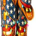 3 x Cowboy Christmas Ornament 2026, Western Cow Decor for Xmas Tree, Texas Country Decoration, Cowboy Boot Hat Ornament Gift