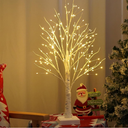 144 LED Artificial Lamp with Timer, DIY Birch Tree with Lights, USB/Battery Powered, Fairy Light Spirit Tree for Table Home Wedding Bedroom Christmas (Warm White)