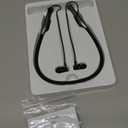 NEOQOQO Wireless Neckband Earbuds, Neckband Bluetooth Headphones with Builtin Microphone, Bluetooth Headset Magnetic Earphones, Deep Bass, UltraLightweight, Bluetooth 5.4, 80H Playtime, Black