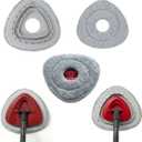 3PCS Mop Heads Replacement Compatible with OCedar EasyWring 1 Tank Rinseclean 2 Tank,Microfiber Mop Refills Mop Base Kit Compatible with O Cedar Rinseclean 2 Tank System Upgrade Kit