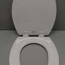 Bemis 1500EC 390 Lift-Off Wood Elongated Toilet Seat, Cotton White (Pack of 1)