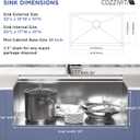 32in Undermount Workstations Kitchen Sinks - 11 Gauge Stainless Steel Sink 10inch Deep Workstation Sink with Cutting Board and Accessories