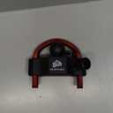 METOWARE Universal Trailer Hitch Locks, Adjustable Heavy-Duty Trailer Coupler Ball Locks Fit 1-7/8 Inch, 2 Inch, 2-5/16 Inch Couplers with 2 Keys (BLACK-RED)