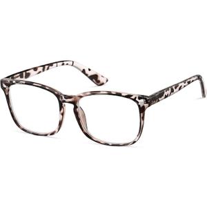 Nearsighted Myopia Glasses for Men Women, Blue Light Distance Glasses with Spring Hinge, -0.50