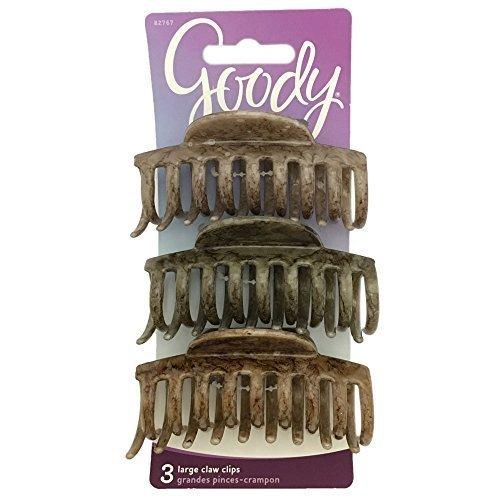 Goody Half Moon Claw Clip ([4-Pack of 3)