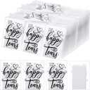 Lincia 120 Packs Wedding Tissues for Guests 3 Ply Happy Tears Tissue Packs for Wedding Bulk Individual Facial Travel Welcome Bag Stuffers for Bridal Favors Guests Gifts