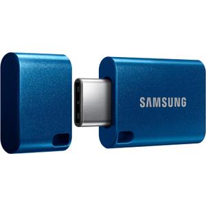 Samsung Type-C USB Flash Drive, 256GB, Transfers 4GB Files in 11 Secs w/Up to 400MB/s USB 3.2 Gen 1 Read Speeds, Compatible w/USB 3.0/2.0, Waterproof, 2022, Blue, MUF-256DA/AM, 1 Pack