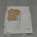 30pcs Cookie Boxes with Window, 6x6x3 Inches White Bakery Boxes, 36 Pcs Stickers,for Small Cookies, Treats, Candy, Desserts, Chocolate Covered Strawberries,Mini Cake Boxes