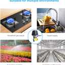 Smart WiFi Water Valve, APP Remote Control, Compatible with Alexa and Google Assistant, iOS/Android Apps, for Kitchen Gas Shutoff Valve, Farm Irrigation