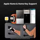 Aqara Smart Lock U100, Fingerprint Keyless Entry Door Lock with Apple Home Key, Touchscreen Keypad, Smart Electronic Deadbolt, IP65 Weatherproof, Supports Apple HomeKit, Alexa, Google, IFTTT, Silver