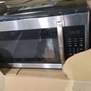 MAGNAVOX HOME 1.7 Cu. Ft. Over-the-Range Microwave Oven, 1000W Stainless Steel Microwave with 300 CFM Vent Fan, Ductless Installation, LED Display, Auto Cook Presets & Child Lock