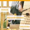 #10 x 3-1/2 Inch Deck Screws - Set of 25 Tan Coated Carbon Steel Exterior Wood Screws with Star Drive for Decks, Fences, & Other Outdoor Projects | Rust-Resistant & Anti-Corrosion Screws by IMSCREWS