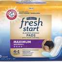 FitRight Fresh Start Postpartum and Incontinence Pads for Women, Maximum Absorbency (30 Count) Bladder Leakage Pads with The Odor-Control Power of ARM & Hammer (30 Count, Pack of 1)