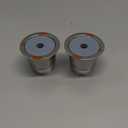 Noalto Reusable K Cups and Coffee Pods,Universal stainless steel k Cups for Keurig 2.0 and 1.0 Coffee Makers machine(2pack)