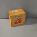 3 Wick 14oz Pumpkin Scented Orange Candle in Glass Jar with Lid, Large Fall Colored Aromatherapy Gift Candle for Harvest Halloween Home Table Decoration - 60-70 Hours Burning Time