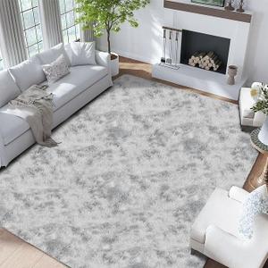 9x12 Feet Soft Shaggy Rugs Fluffy Carpets Indoor Modern Plush Area Rugs for Living Room Bedroom Kids Room Nursery Home Decor, Upgrade Fuzzy Rug