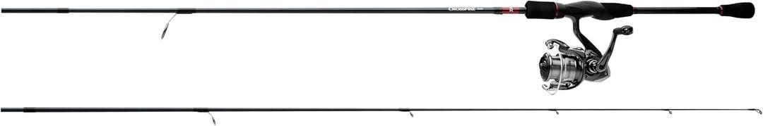 Daiwa Crossfire LT EVA Spinning Combos – Graphite 2-Piece Fishing Rod & Crossfire LT Reel with EVA Grip – Multiple, 3000/7ft