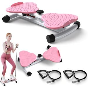 Exercise Twist Boards,Waist Twister Machine Exercise,Balance Board for Foot Massage and Weight Loss(Pink)
