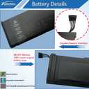 A1309 Laptop Battery Compatible with MacBook Pro 17 inch A1297 (2009 2010 Version) EMC 2272 2329 * 2352*Series MC226/A MC226CH/A MC226J/A 020-6313-C 661-5037-A