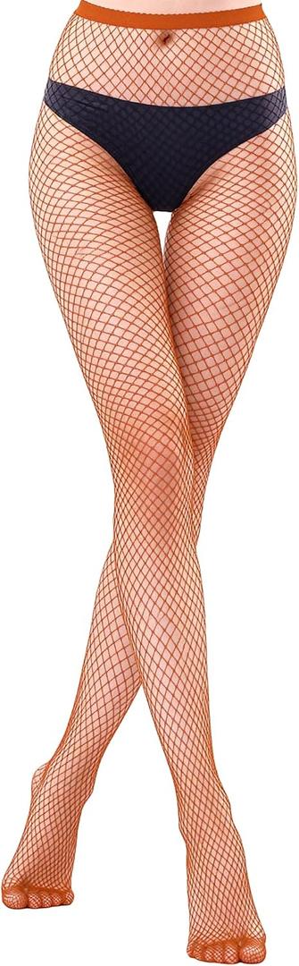 Fishnet Stockings Thigh High Wide Fishnet Tights For Women
