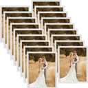 WIFTREY 8x10 Picture Frame Set of 18, Multi Photo Frames 8 by 10 Bulk for Wall Hanging or Tabletop Display, White
