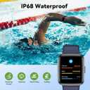 LIVIKEY Fitness Tracker Watch with Heart Rate Monitor, Activity Tracker with Pedometer, Sleep Monitor, Calories & Step Counter, IP68 Waterproof Smart Watches for Women Men Fitness Watch for Sports