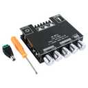 ZK-MT21 2.1 Channel Bluetooth Audio Power Amplifier Board 50W2+100W with Treble and Bass Control for DIY Bluetooth Speaker Home Theater