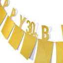 Photo Banner for 30th Birthday - Happy 30th, Milestone Decorations for Party