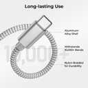 Basesailor for iPhone 17 16 Pro Max Charger Cord,USB to USB C Cable 6.6FT/2Pack,Type C Charging Power Cord for Apple 15 iPad 10 Air 4 5,Samsung Galaxy S25 S24 S23 S22 Plus Ultra,A52 A53 A54,Pixel 9 8